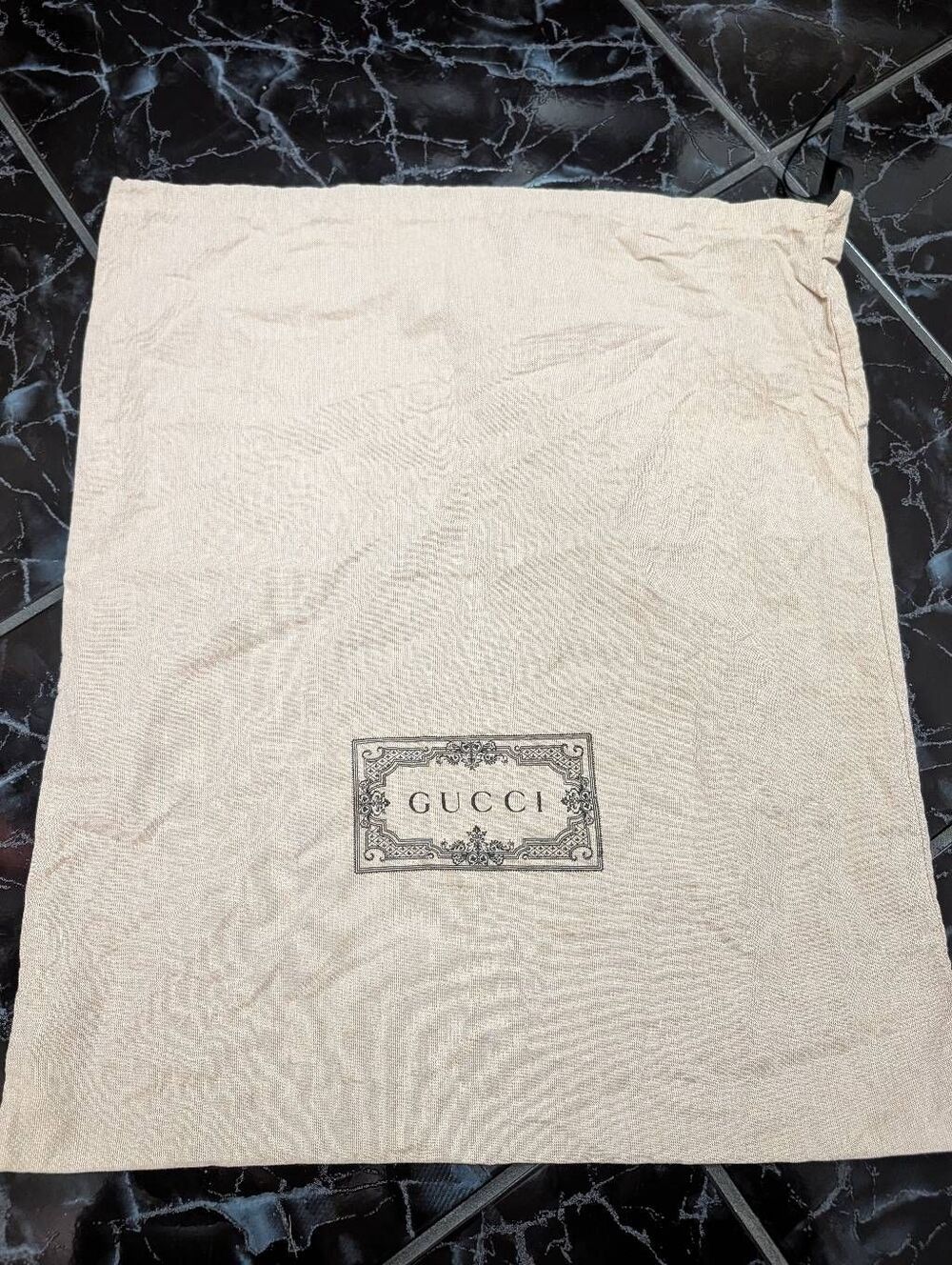 Gucci big dust bag